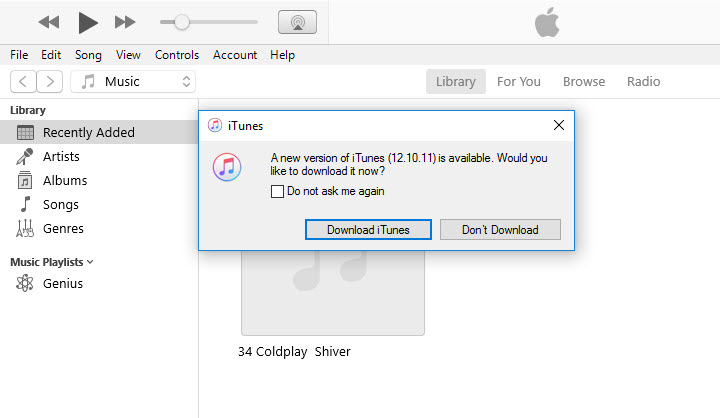 Update iTunes for Windows