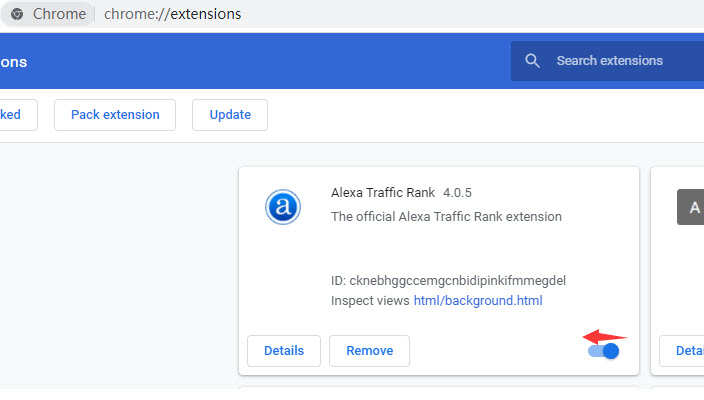 Disable Browser Extensions