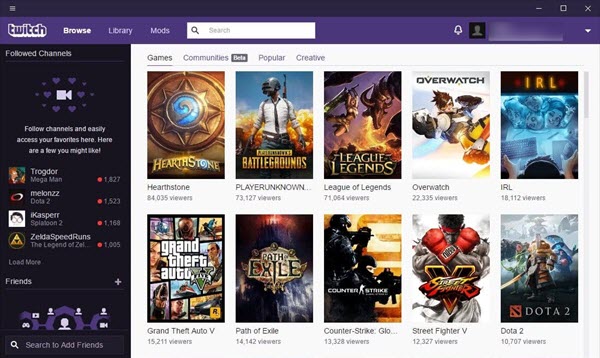 Twitch Desktop App