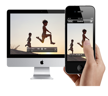 AirPlay Streaming Video Music from iPad iPhone