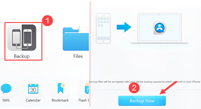 backup iphone to transfer data to new iPhone