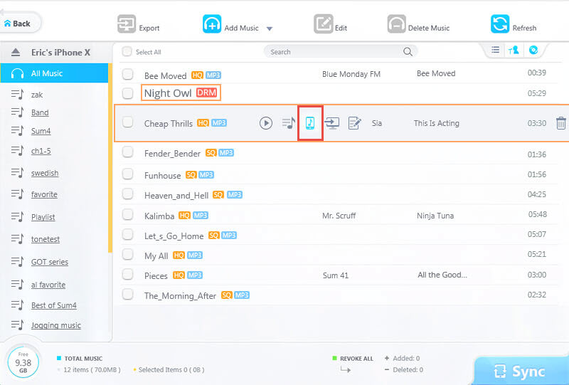 export voice to pc