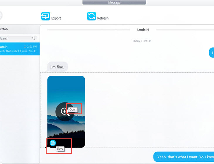 Transfer videos from iPhone messages to computer