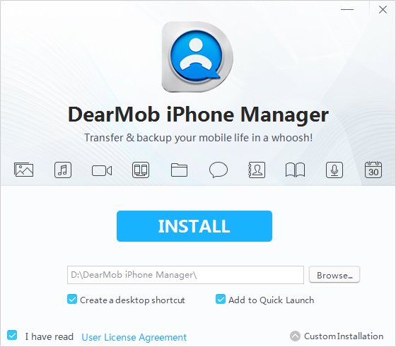 dearmob iphone manager 5.2 dearmob iphone manager 5.2