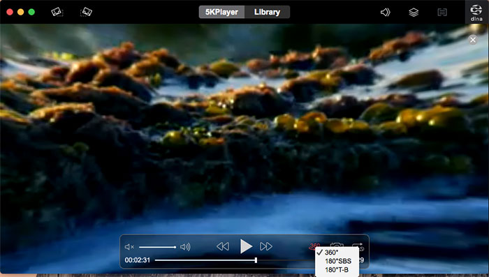 5KPlayer 360 Degree Video Play