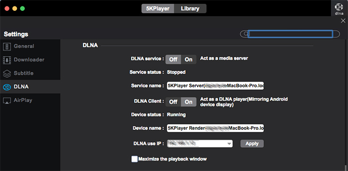 5KPlayer Subtitle Settings