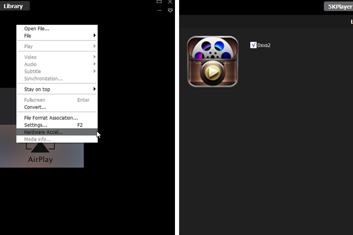 5KPlayer Hardware Acceleration