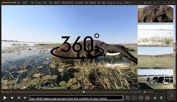 360 Degree Video Player