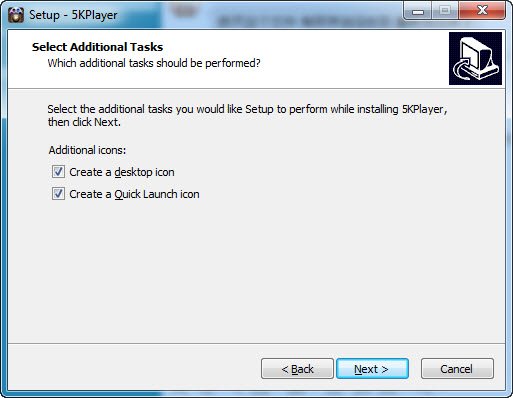 5KPlayer Setup Windows