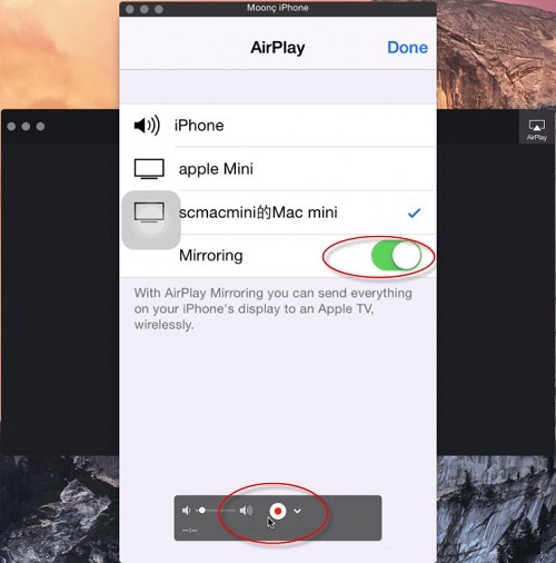 5KPlayer AirPlay Mirror iOS 9 screen recording