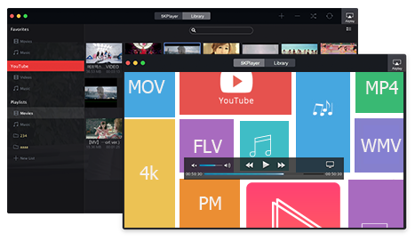 Video player for all formats