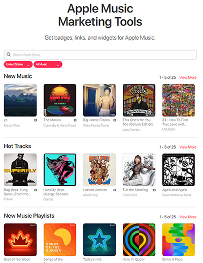 Apple Music Web Player