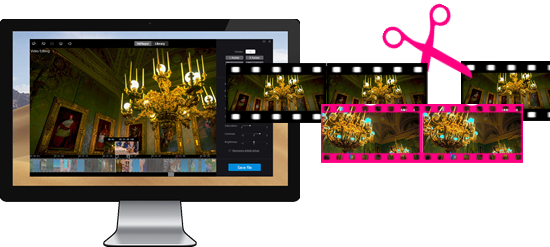 Cutting video shop in vlc