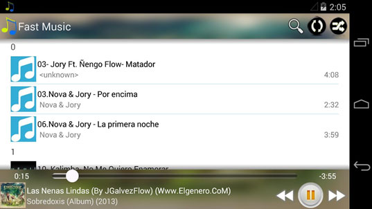 Fast Music Player