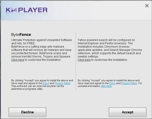 KMPlayer Bundleware