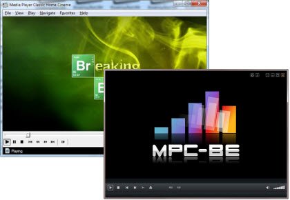 Media Player Classic HC or Media Player Classic BE