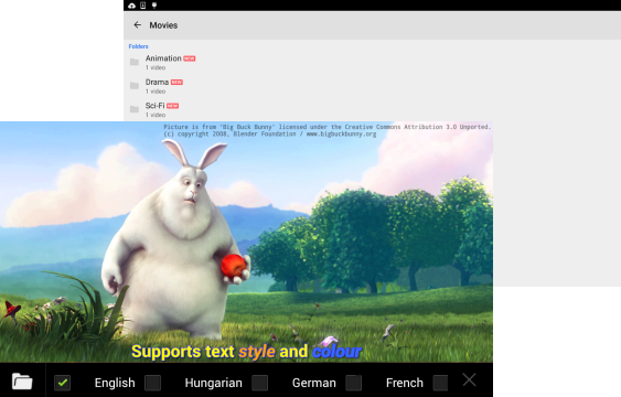 MX Video Player for Tablet