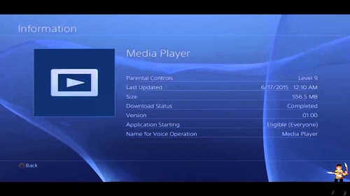 ps4 media player download