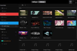 5KPlayer media library