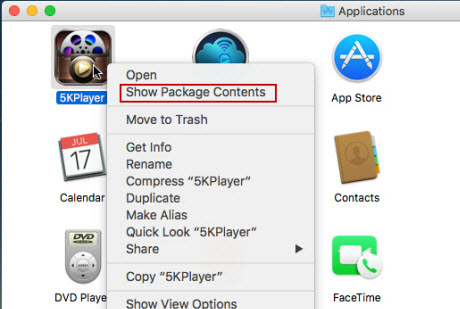 Uninstall 5KPlayer Mac