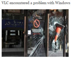 VLC Encountered a Problem with Windows 8
