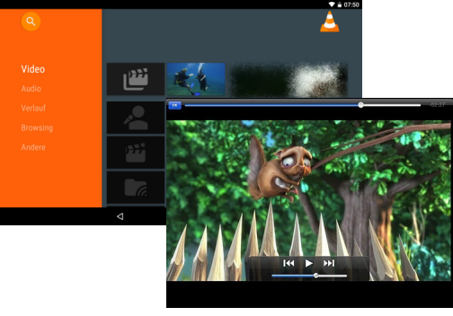 VLC Video Player for Tablet