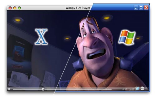 Wimpy Desktop FLV Player for Mac
