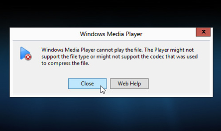 Windows Media Player cannot play mp3