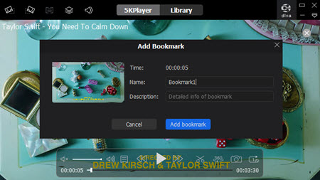 Bookmark Video Player