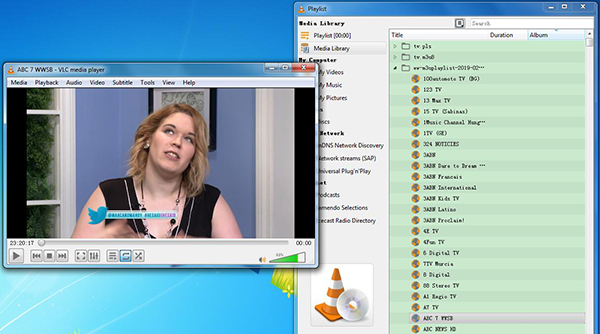 VLC Stream IPTV Playlist