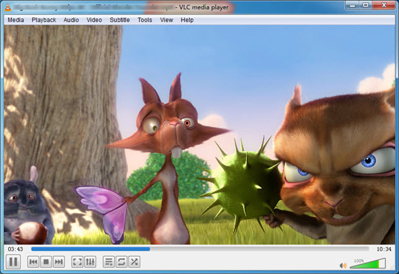 Video mit VLC Media Player abspielen