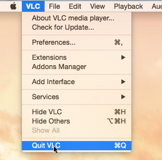 Uninstall VLC Mac
