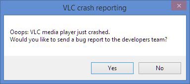 VLC Crashing