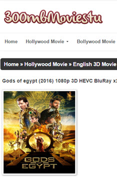 Best 3D Movie Site - 300mbmovies4u.net