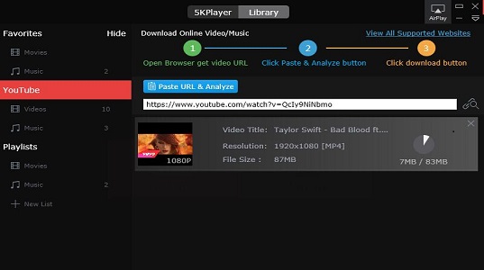 download youtube video as wav