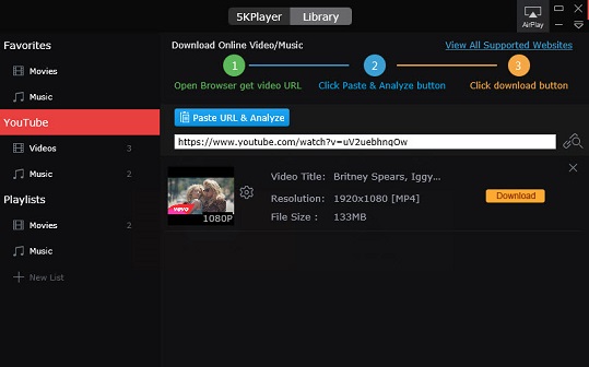 HD Video downloader for Windows 10