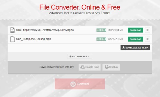 Audio Converter. Online and Free