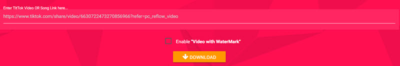 TikTok Video Download No Watermark