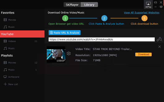 download the Star Trek Beyond Bluray