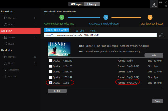 How to Download Music & Videos by One Click - YouTube by Click